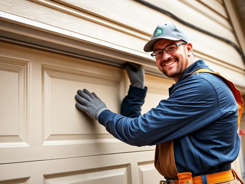 Robbins Garage Doors certified technician providing expert garage door service in Robbins, NC